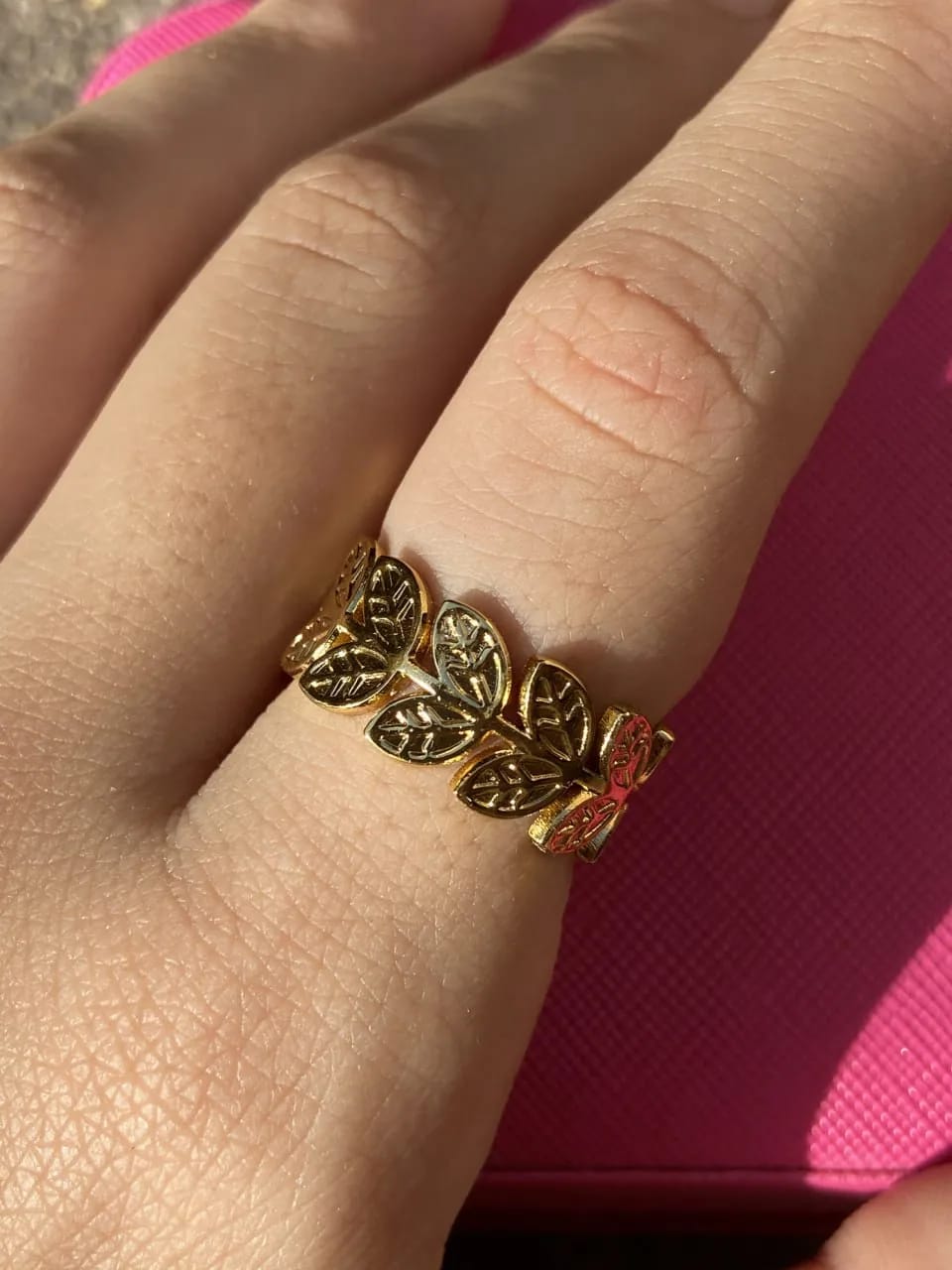 Golden Leaves Ring — Rings, photo 2 of 2