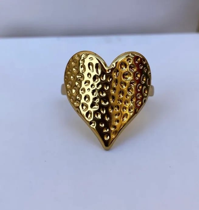 Hammered Heart Ring — Rings, photo 1 of 2