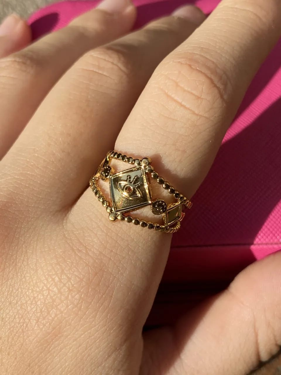 Golden Eye Ring — Rings, photo 2 of 2