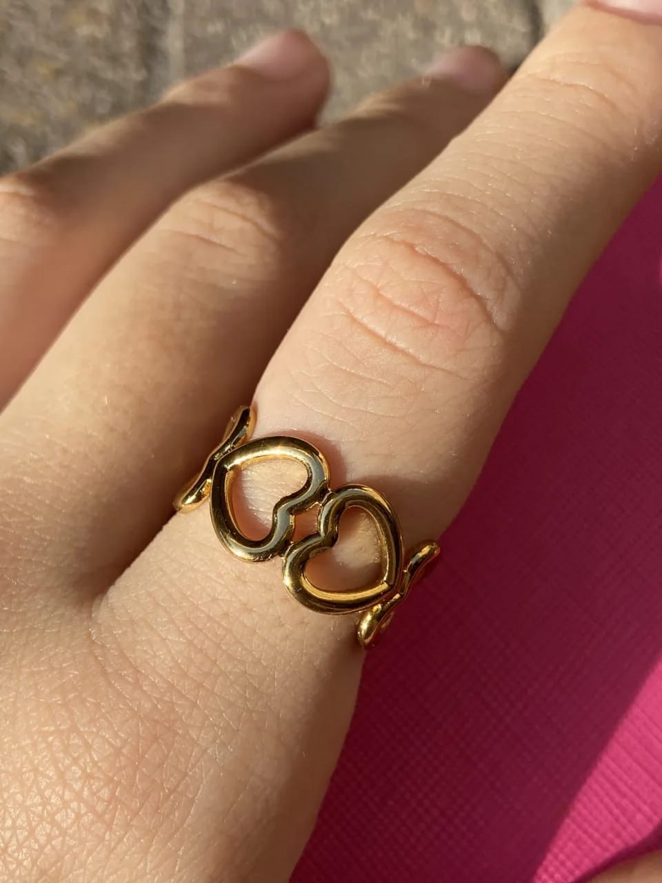 Linked Hearts Ring — Rings, photo 2 of 2