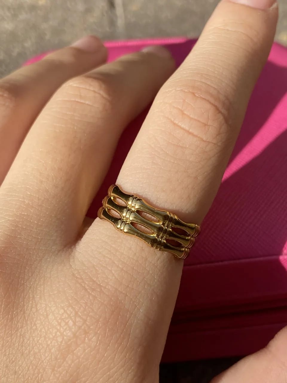 Bamboo Stack Ring — Rings, photo 2 of 2