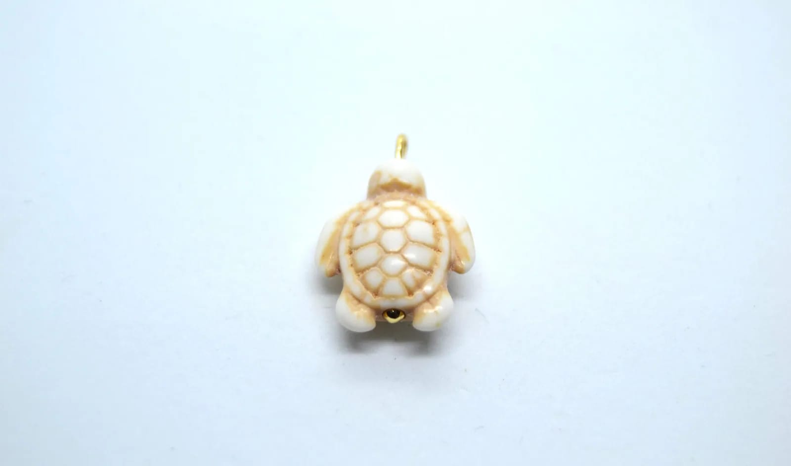Stone Turtle Charm — Handmade Charms