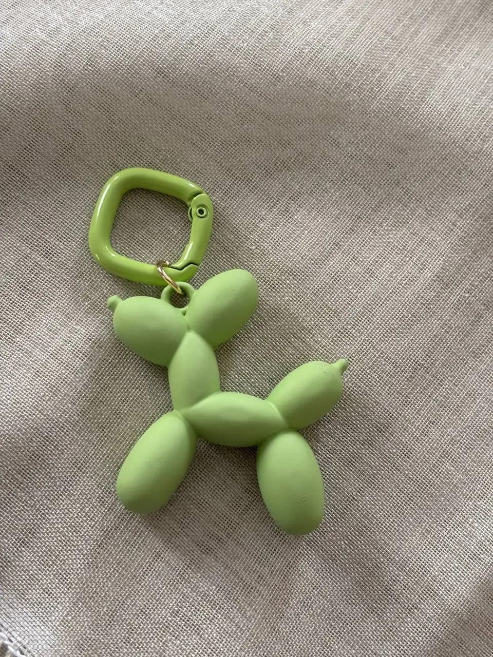 Green Velvet-Dog Charm — Key, Bag & Phone Chains
