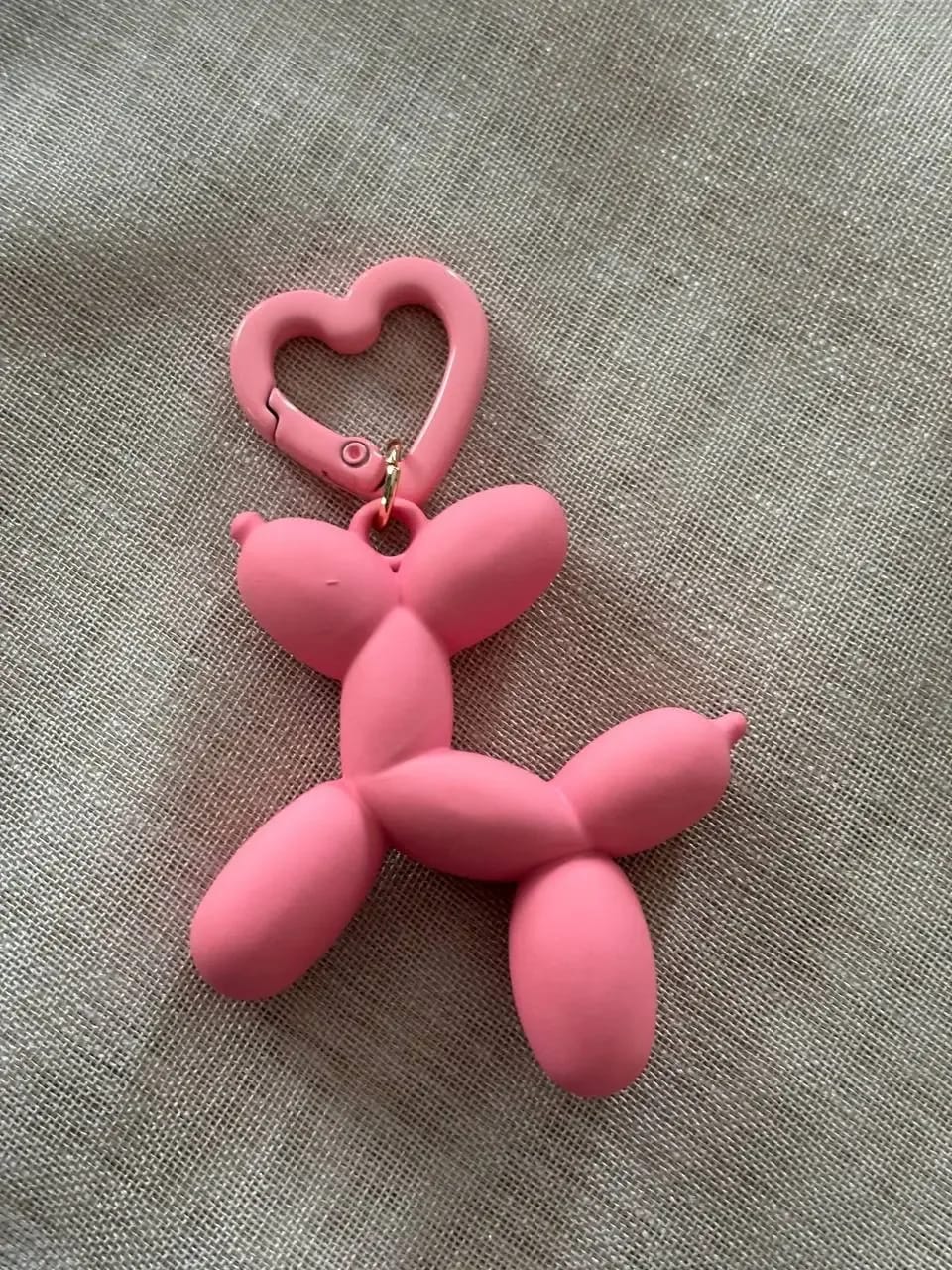 Pink Velvet-Dog Charm — Key, Bag & Phone Chains